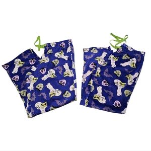 Casper Pajama Pants His & Hers Blue Size Sm & Sz M EUC